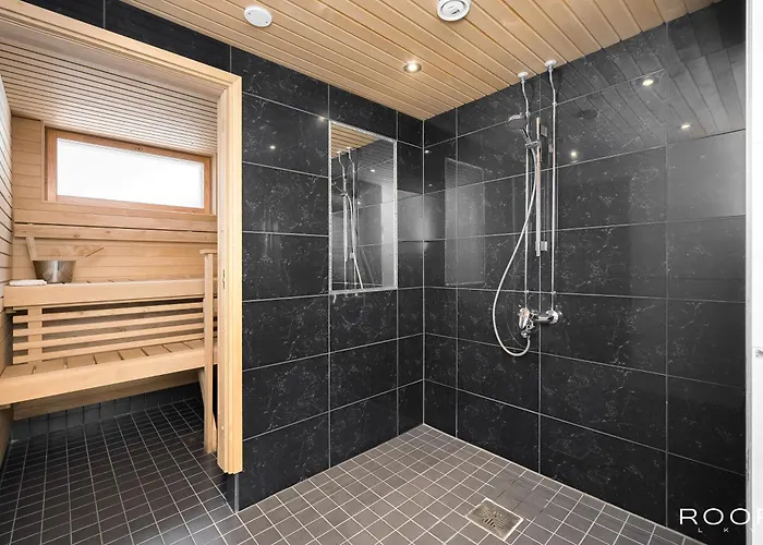 شقة Cozy With Outside Jacuzzi & Sauna إسبو